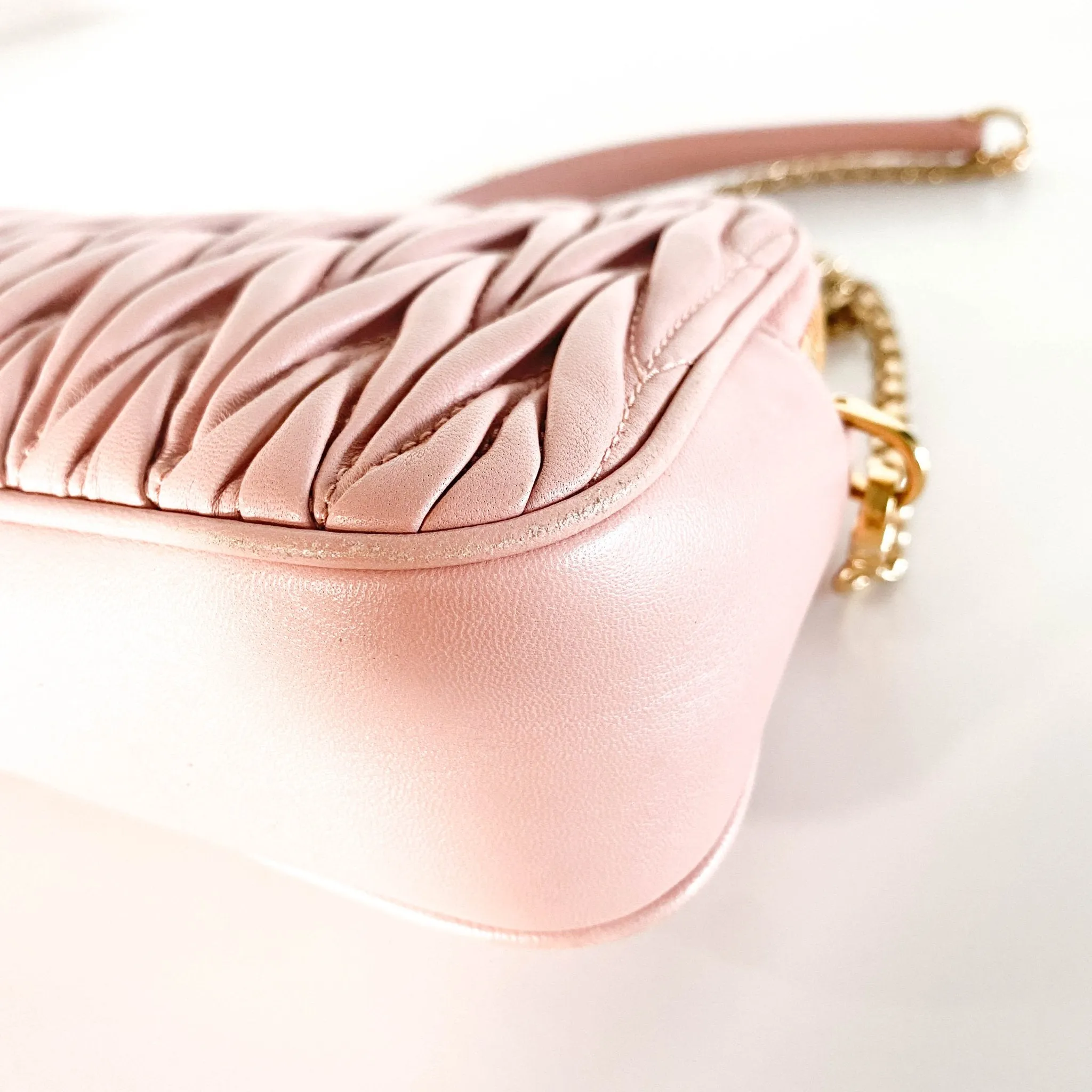 Matelassé Leather Crossbody bag