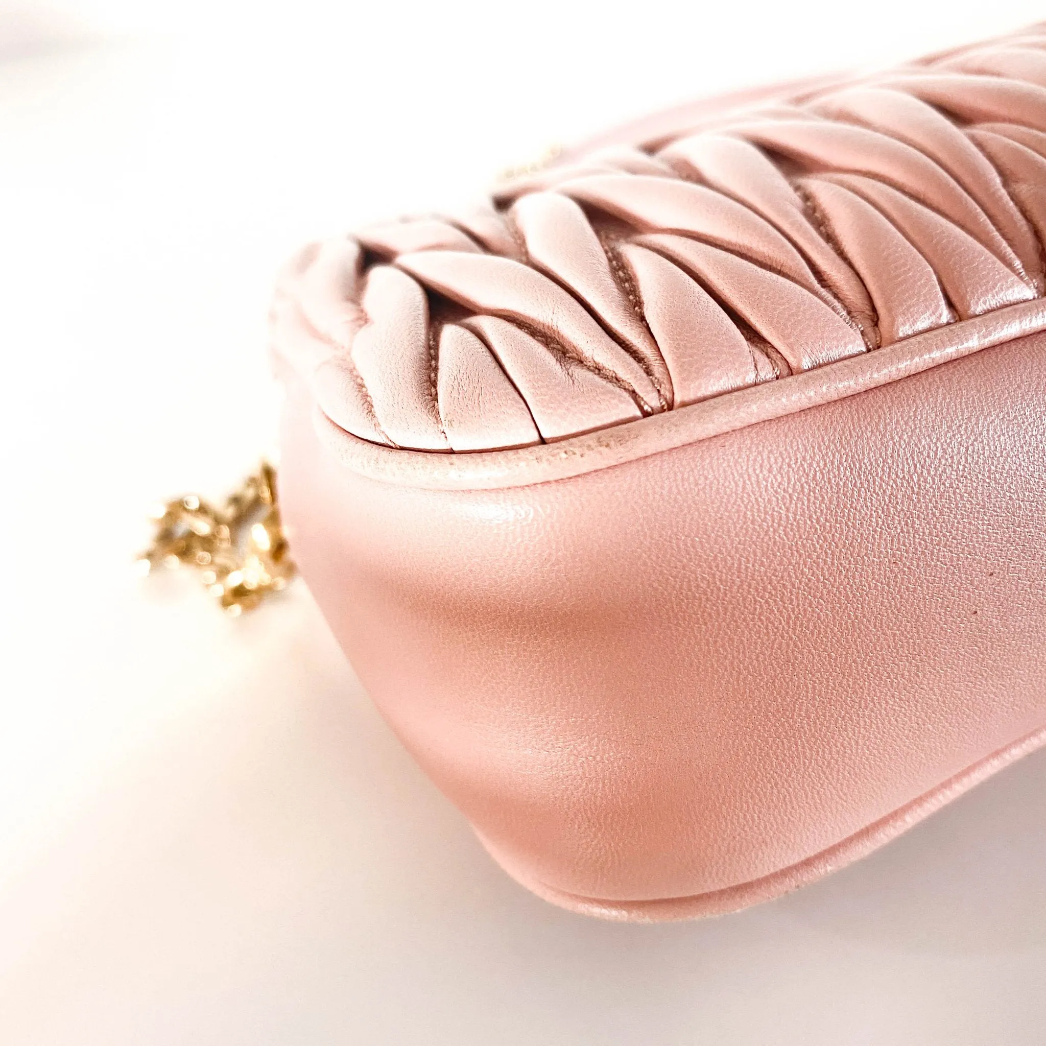 Matelassé Leather Crossbody bag