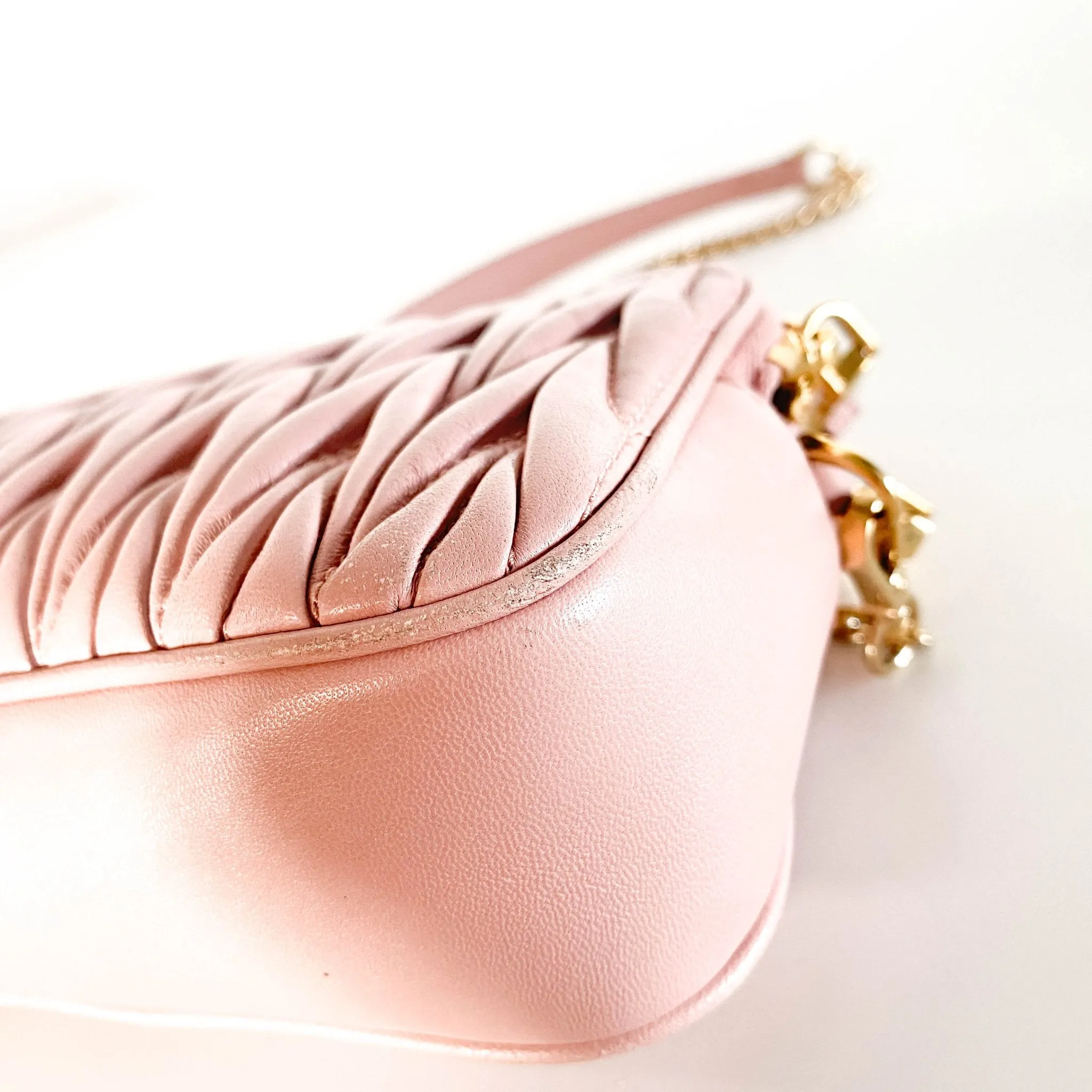Matelassé Leather Crossbody bag