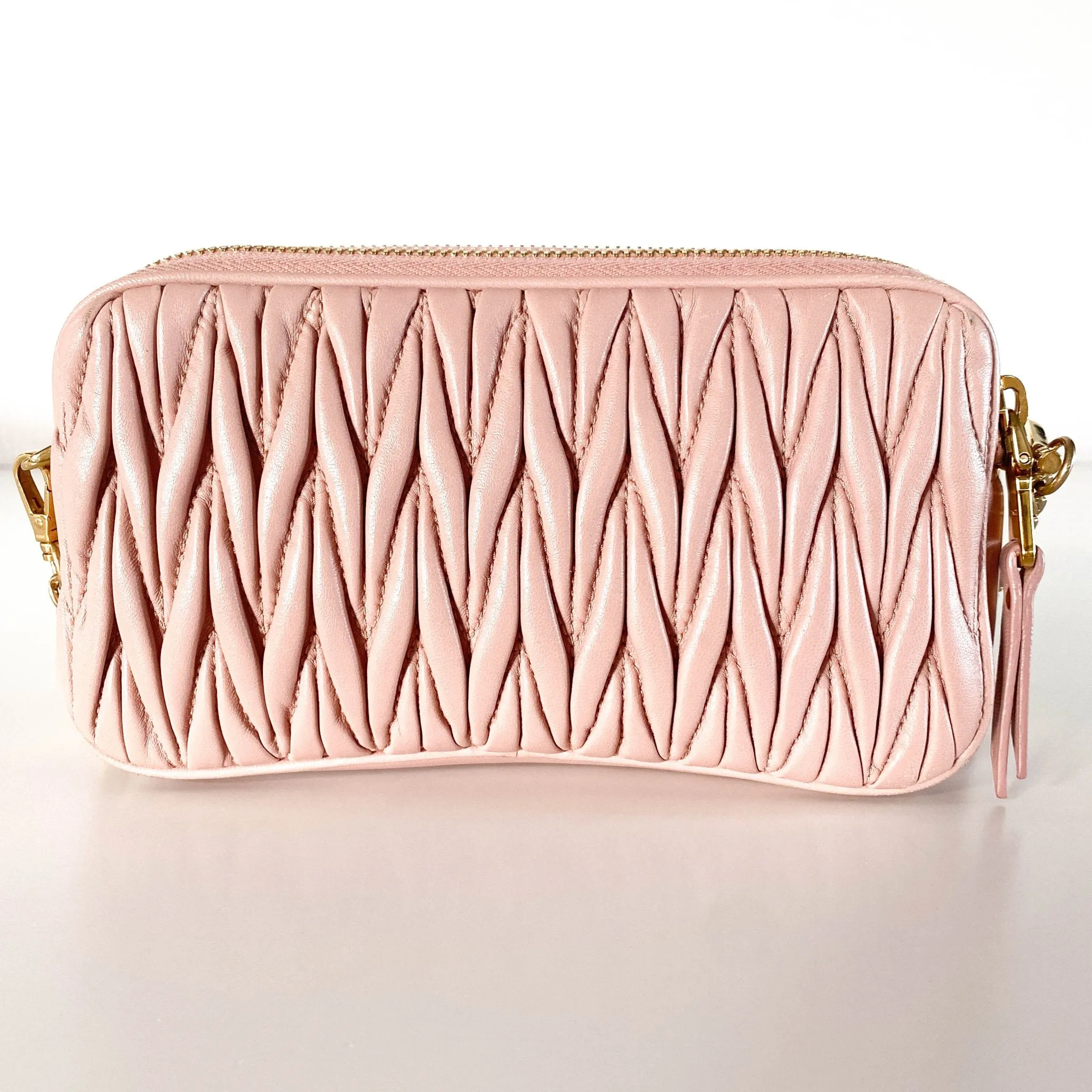 Matelassé Leather Crossbody bag