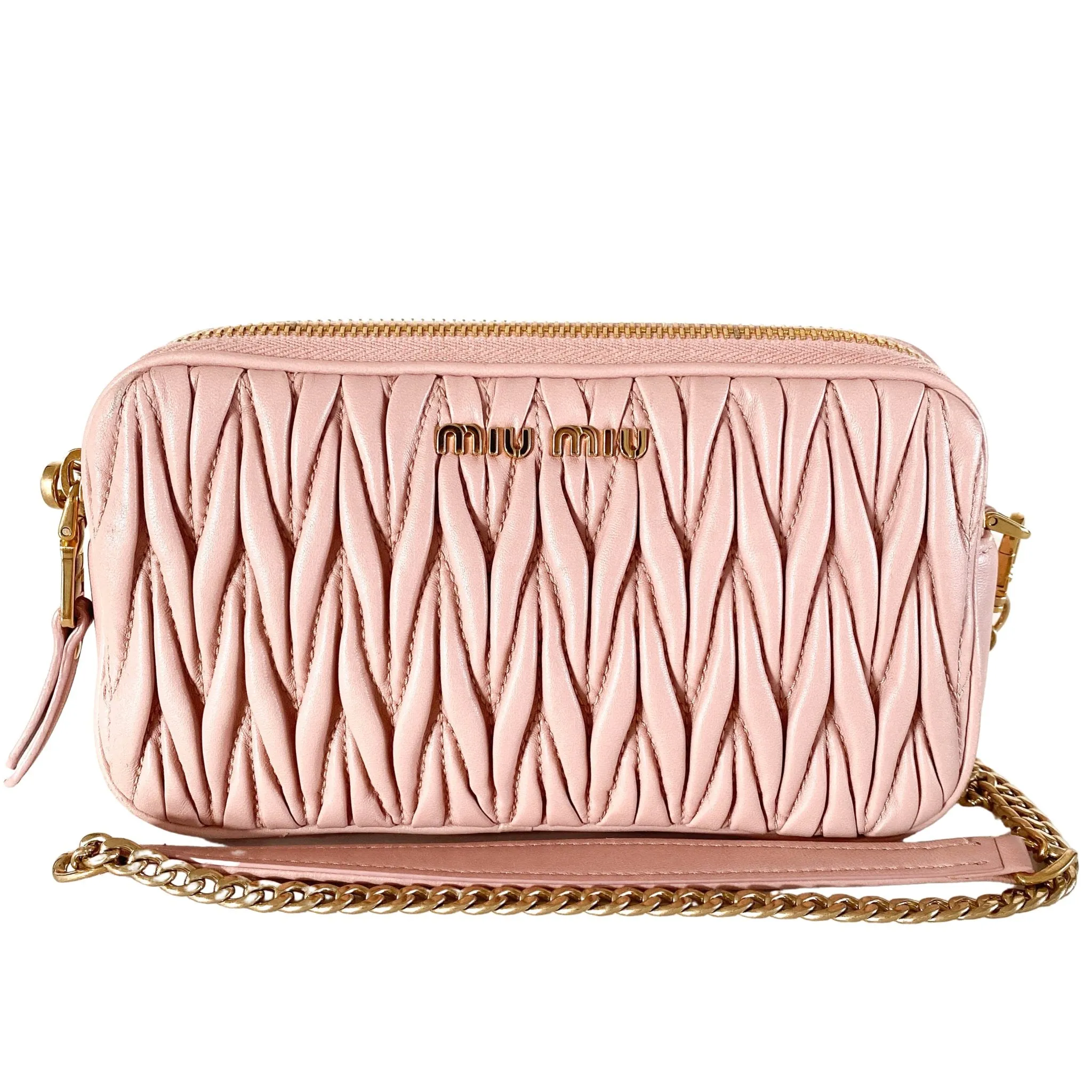 Matelassé Leather Crossbody bag