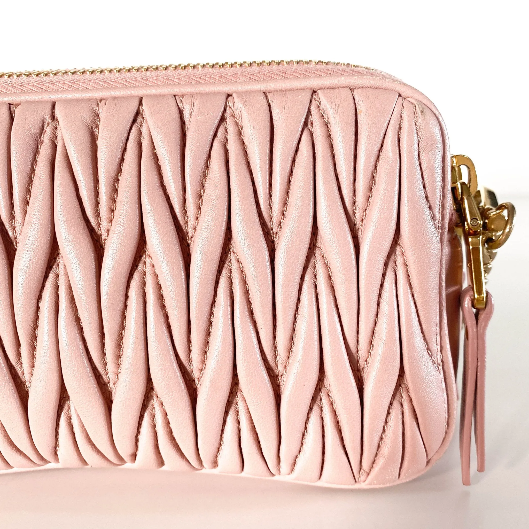 Matelassé Leather Crossbody bag