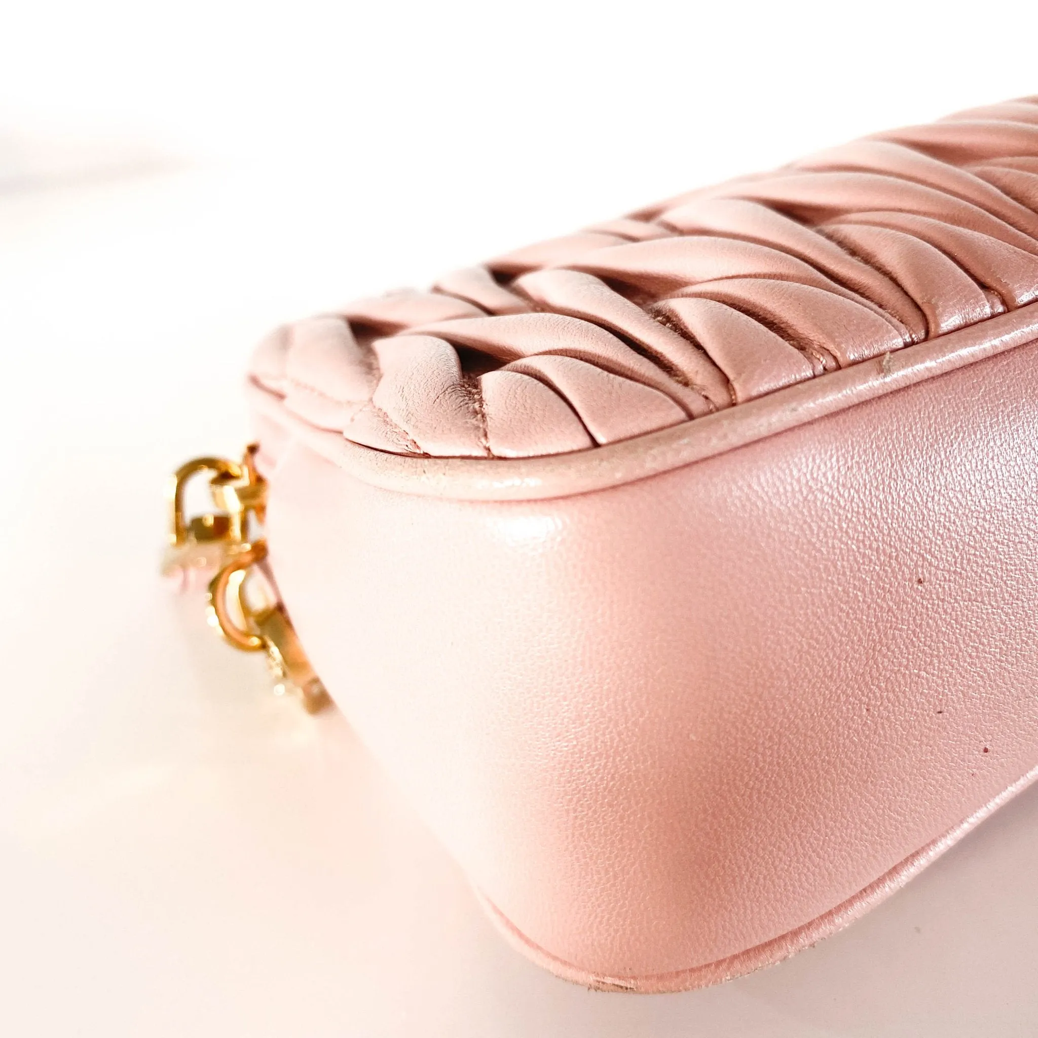 Matelassé Leather Crossbody bag