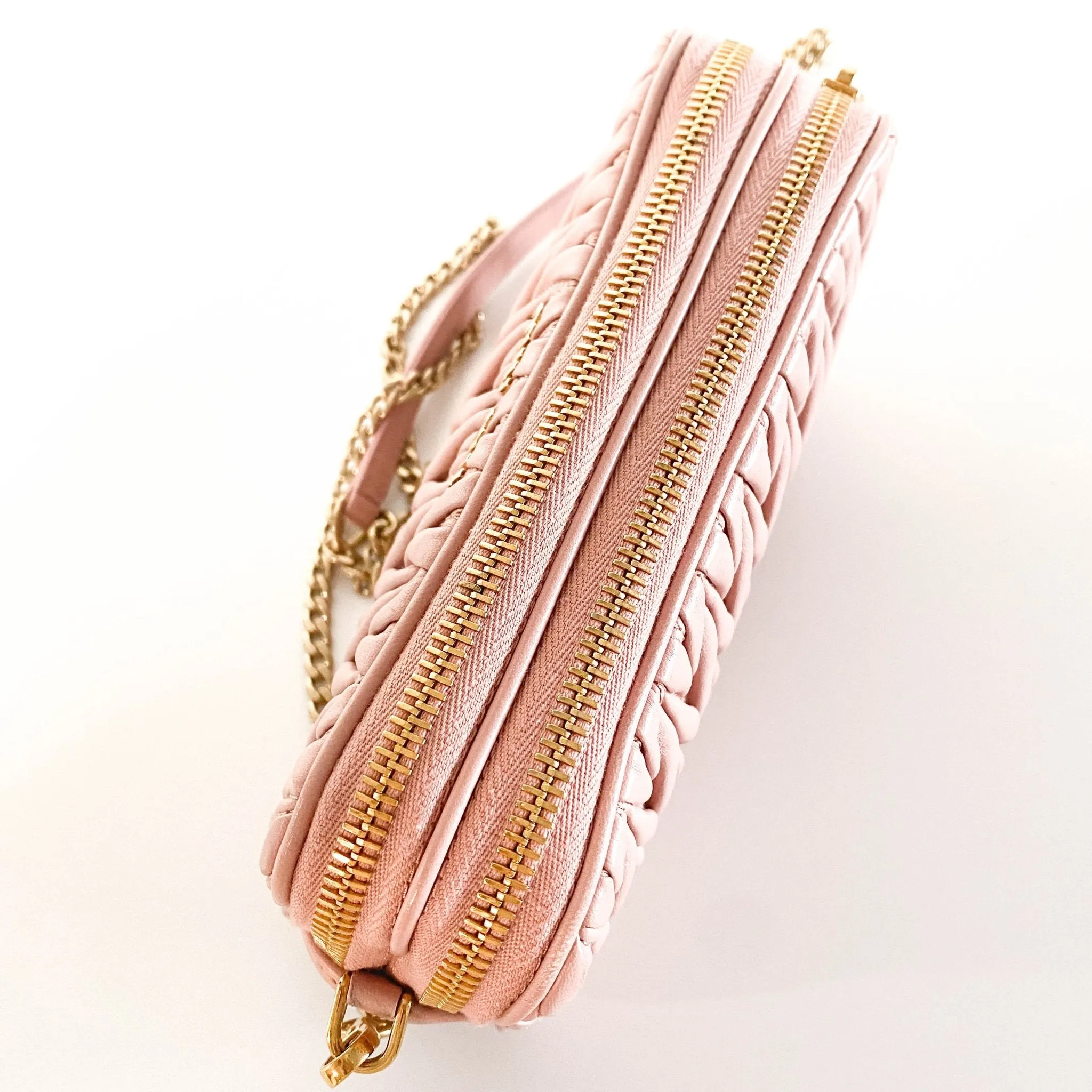 Matelassé Leather Crossbody bag