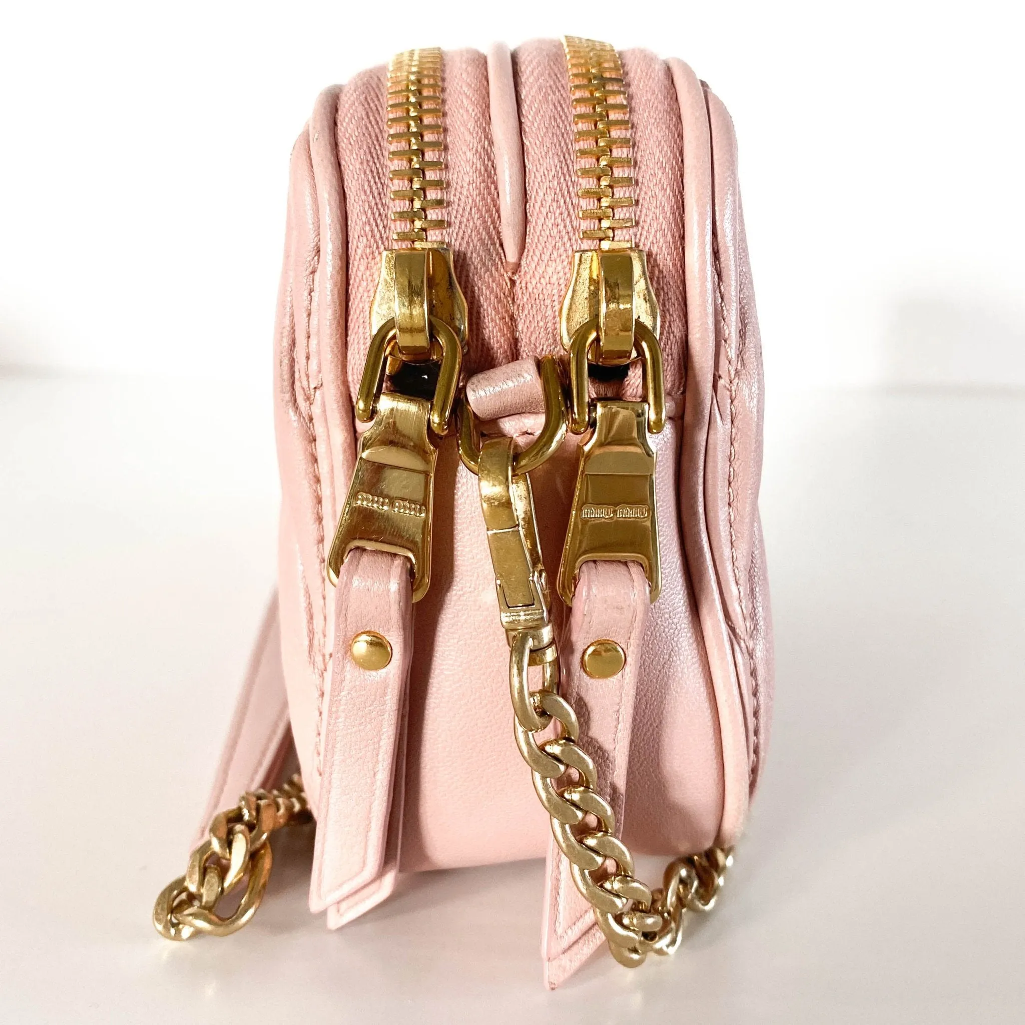 Matelassé Leather Crossbody bag
