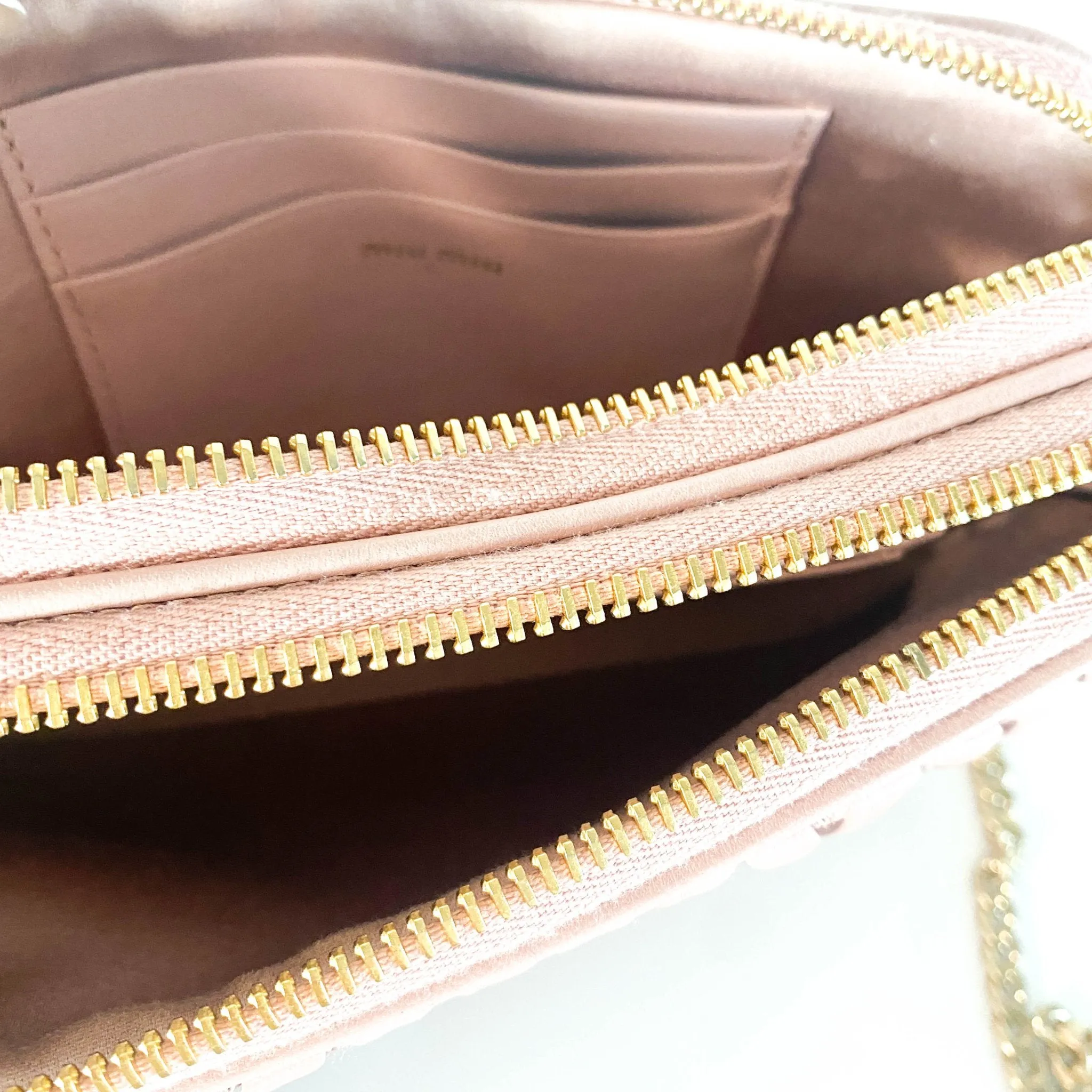 Matelassé Leather Crossbody bag