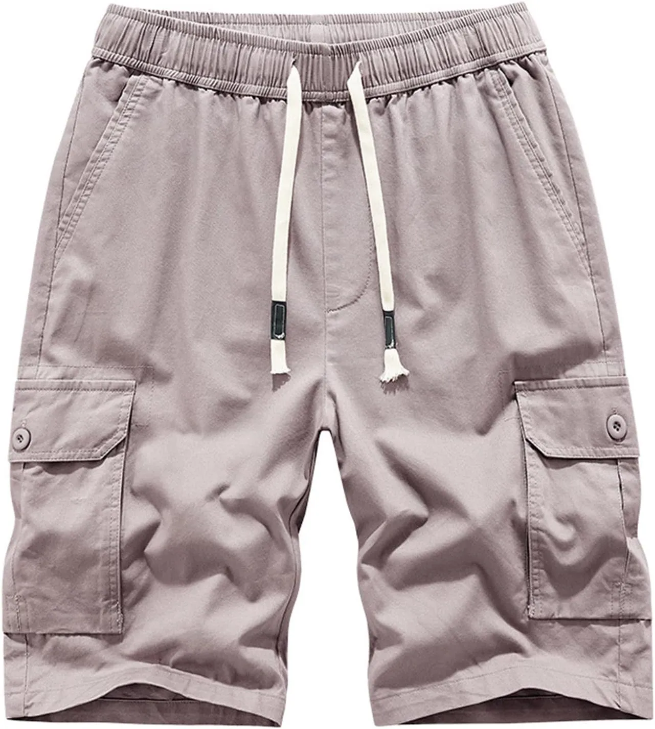 Mens Cargo Shorts Loose Fit Casual Outdoor Lightweight Work Shorts Big and Tall Drawstring Classic Stretch Short Pant