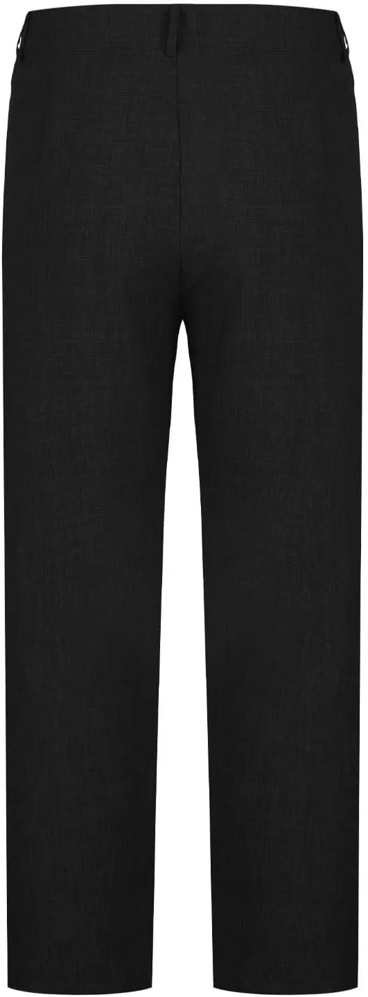 Mens Casual Pants Straight Leg Fashion Dress Slacks Summer Outdoor Trendy Button Suit Trousers Plain Business Pants