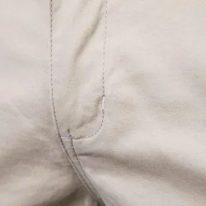 Men's Cotton Chino Shorts, Relaxed Fit, Straight Leg, Zippered Front, Button Closure, 2 Side Pockets, 2 Back Pockets