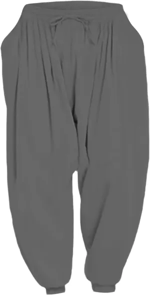 Men's Linen Pants Plain Loose Fit Tapered Slacks Lightweight Vacation Pants Drawstring Waist Yoga Trousers for Summer