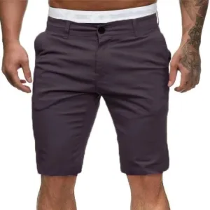 Mens Shorts Casual Work,Pants Summer Classic Fit Short Workwear Fashion Solid Workout Joggers Outdoor Pants for Men