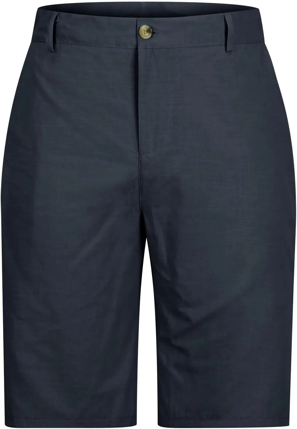 Mens Shorts Summer Trendy Cotton Linen Beach Pants Elastic Waist Button Trousers Breathable Running Pants with Pokets