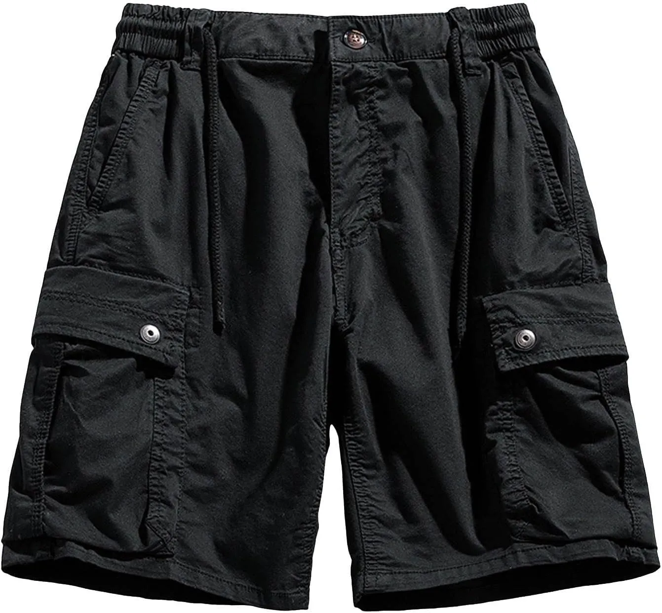 Men's Slim Fit Military Cargo Shorts Summer Multi Pockets Zipper Work Short Casual Outdoor Tactical Shorts for Travel Camping