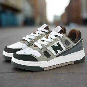 Men's Super Fiber Leather Casual Sneakers