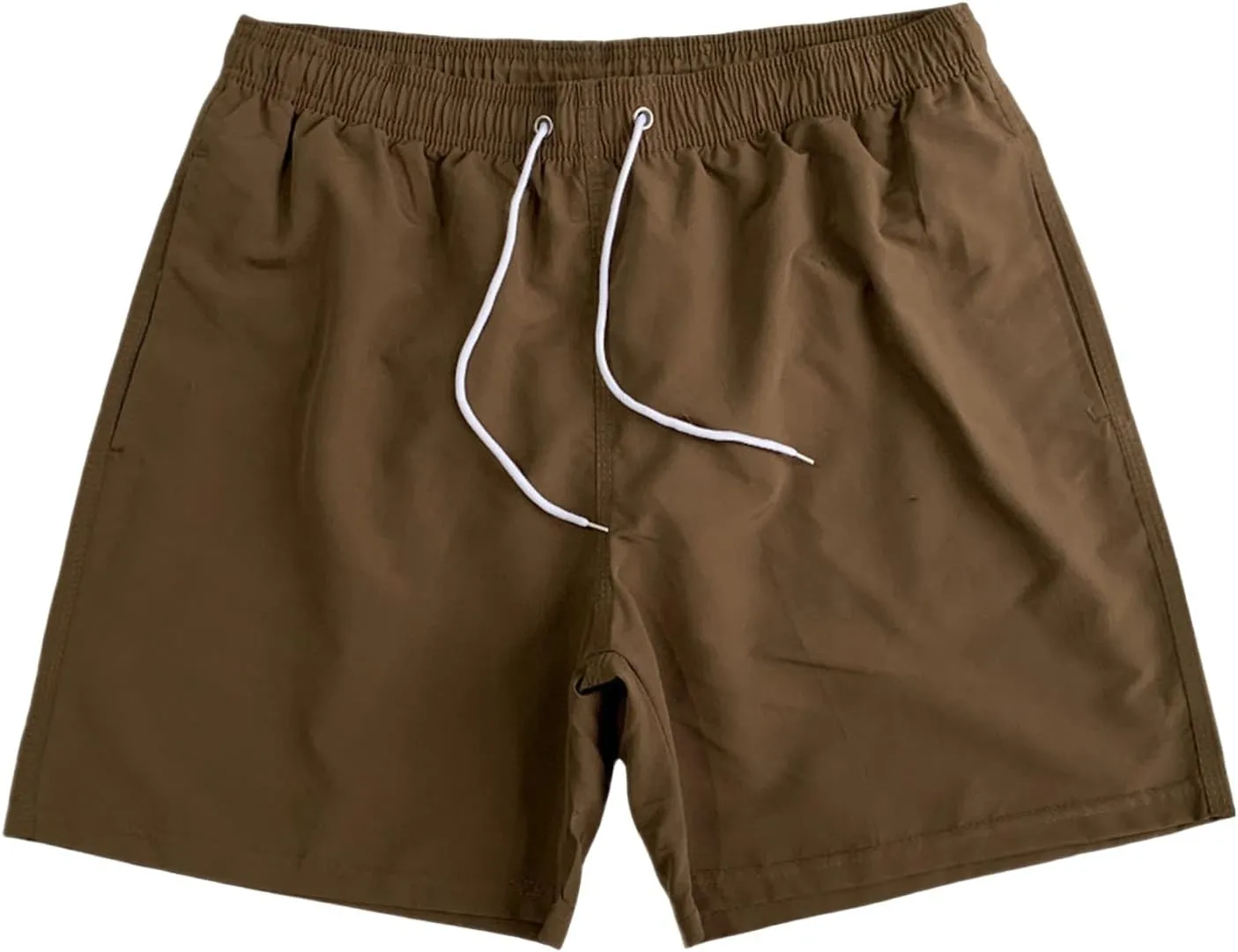 Mens Swim Trunks Quick Dry Casual Breathable Stylish Baggy Stretch Mesh Lining Suits Summer Beach Shorts with Pockets