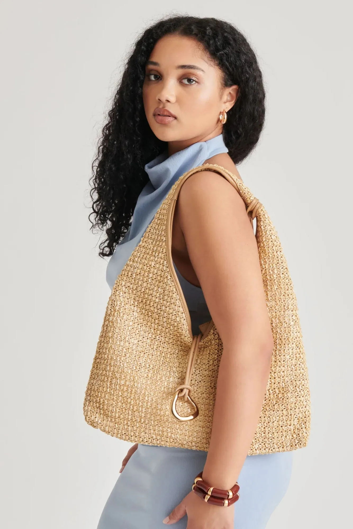 mesh hobo bag