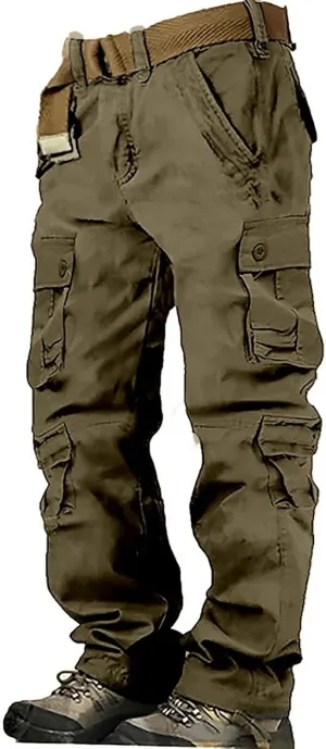 Military Tactical Pants for Men Straight Leg Army Combat Camo Multi Pockets Cargo Pants Camouflage Hunting Work Pants