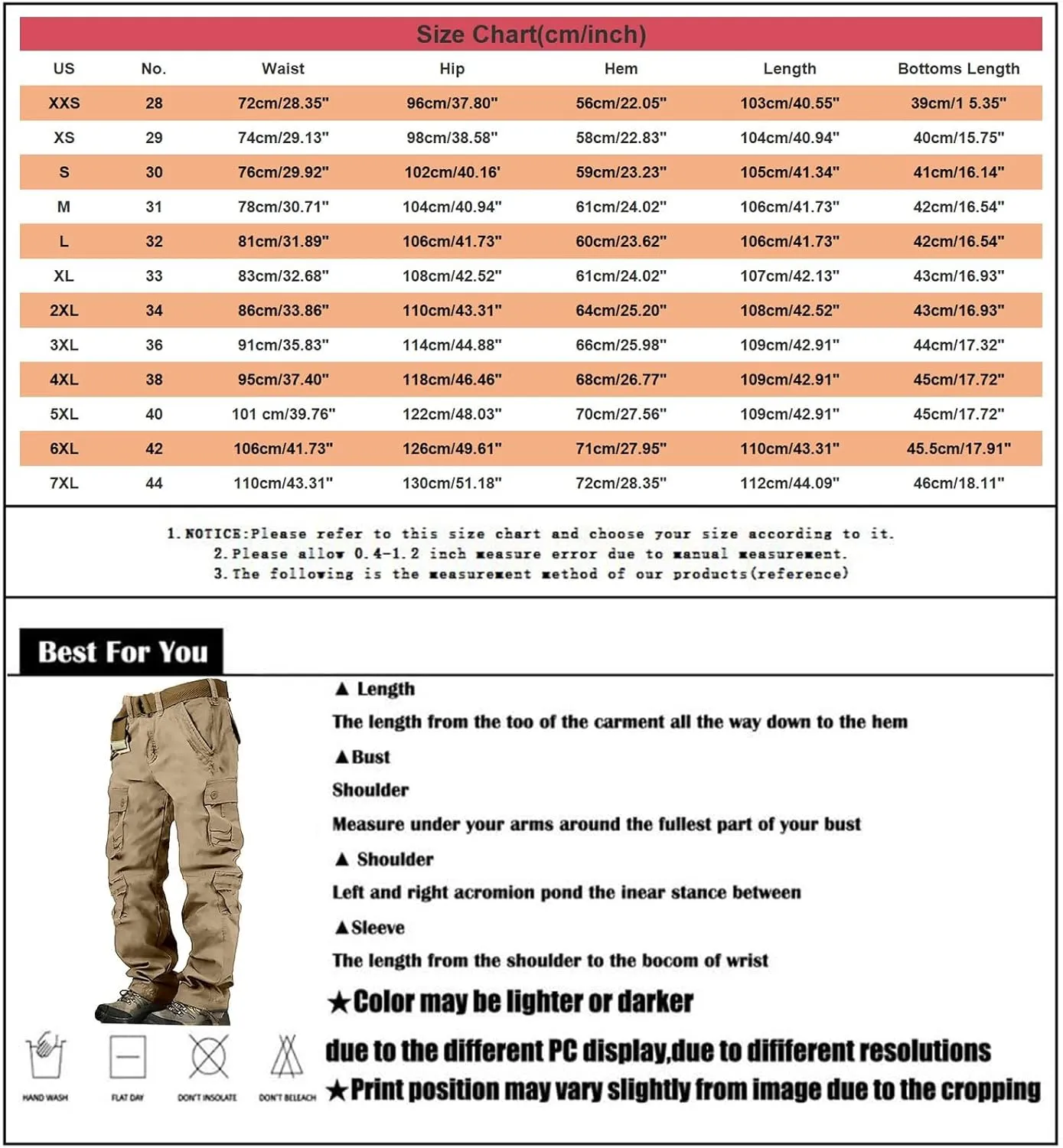 Military Tactical Pants for Men Straight Leg Army Combat Camo Multi Pockets Cargo Pants Camouflage Hunting Work Pants