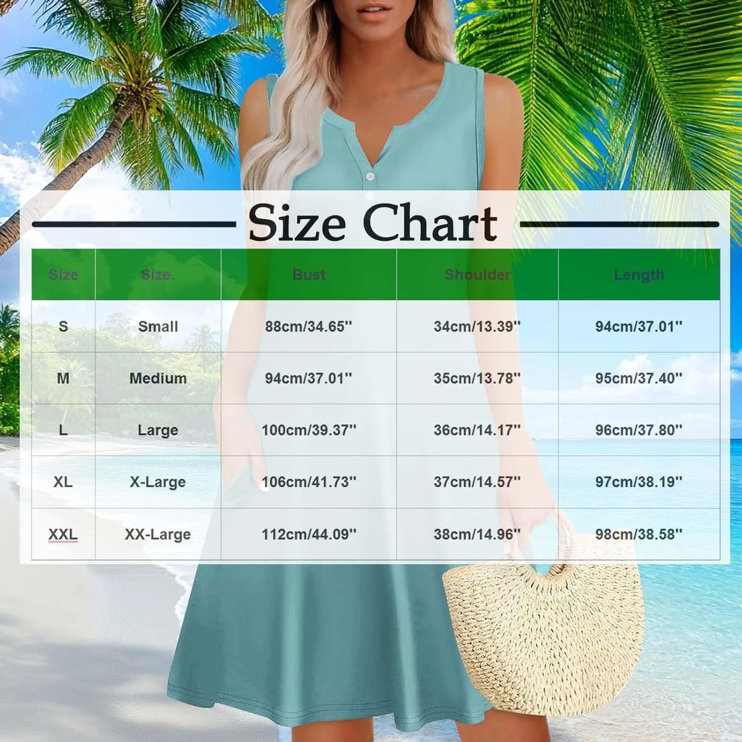 Mini Dresses for Women 2025 Summer Sleeveless V Neck A Line Dress Casual Beach Vacation Sundresses with Pockets