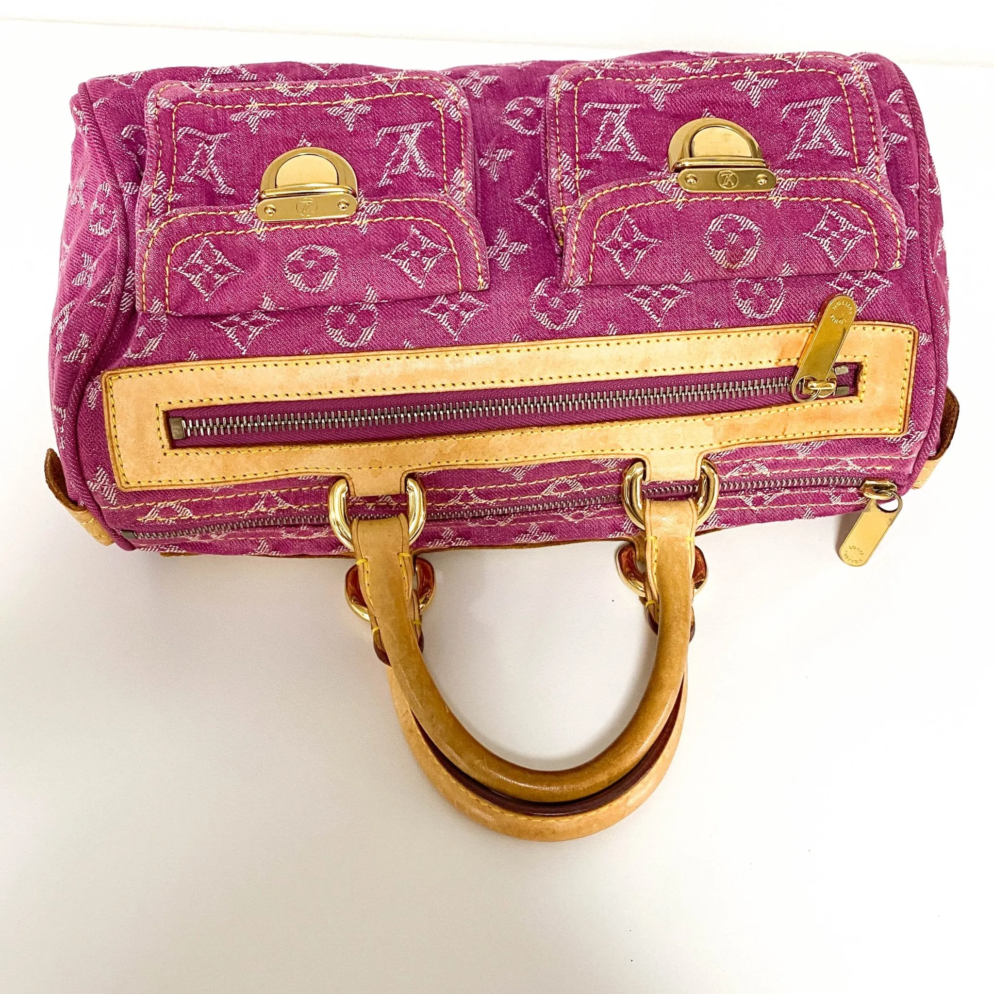 Monogram Denim Pink Neo Speedy