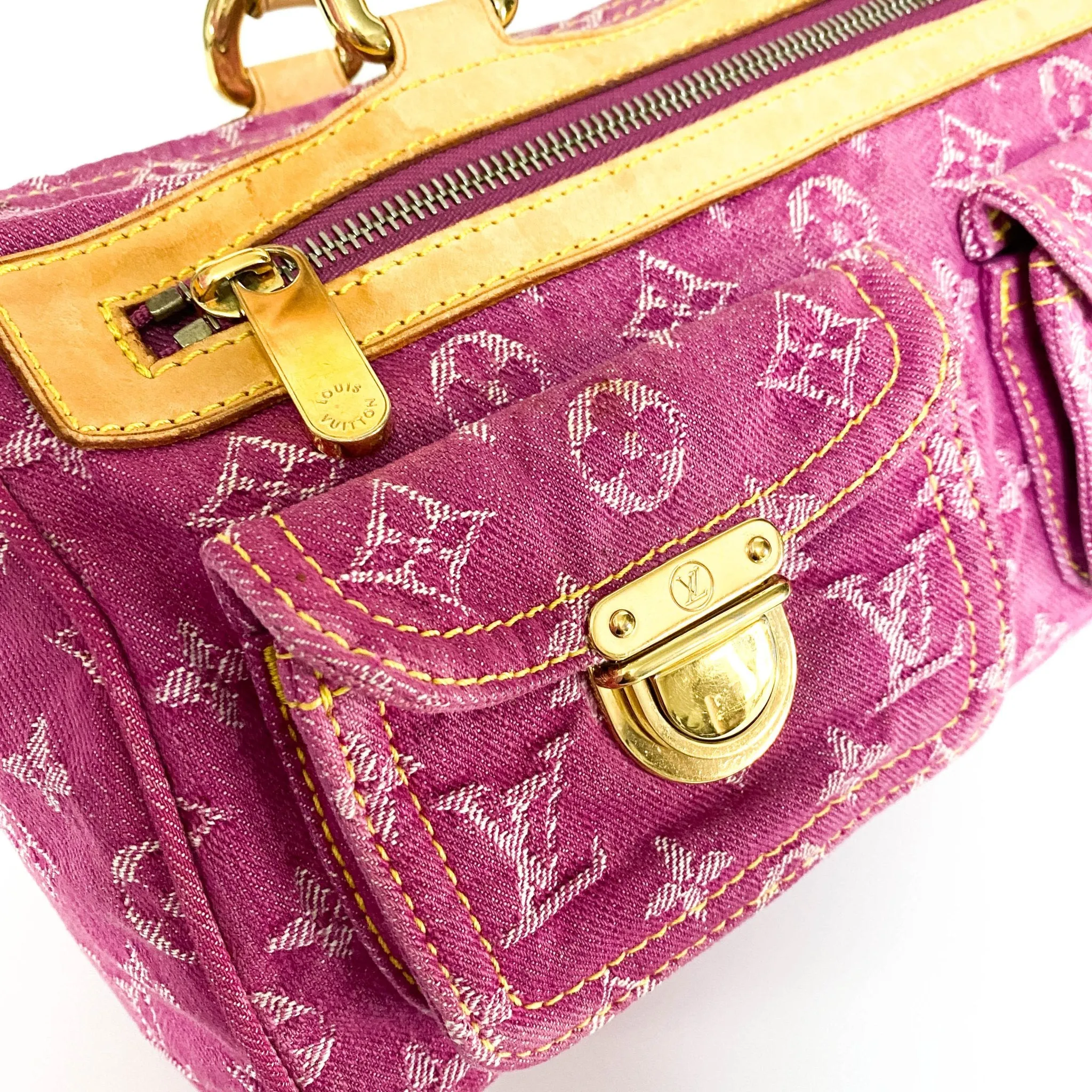 Monogram Denim Pink Neo Speedy