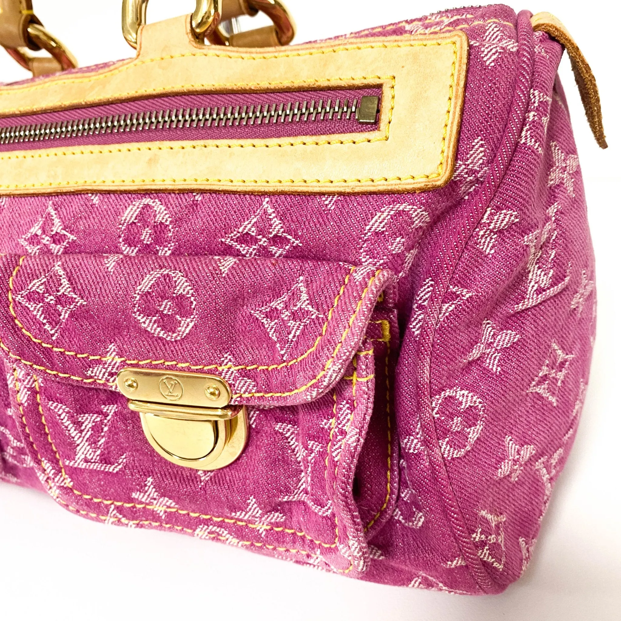 Monogram Denim Pink Neo Speedy