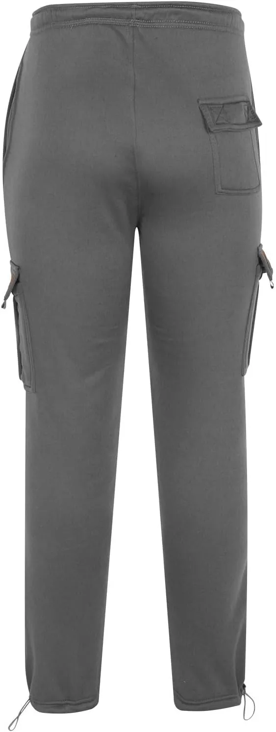 Muscularfit Cargo Pants for Men 2025 Baggy Sports Elastic Waist Drawstring Jogger Sweatpant Casual Style Pant for Daily Wear