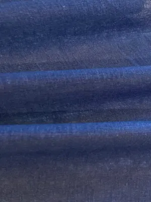 Navy Smooth Handle Linen/Cotton