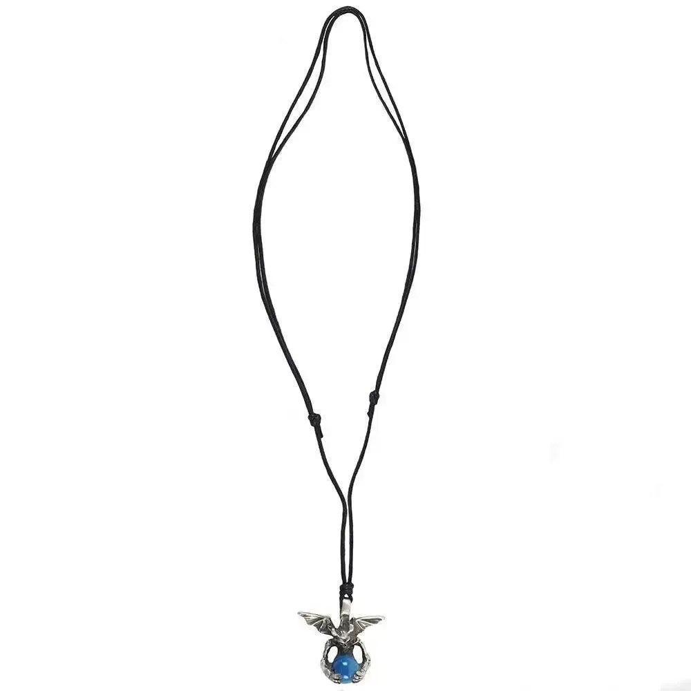 Necklace -Gothic Amulet Charm -Bat