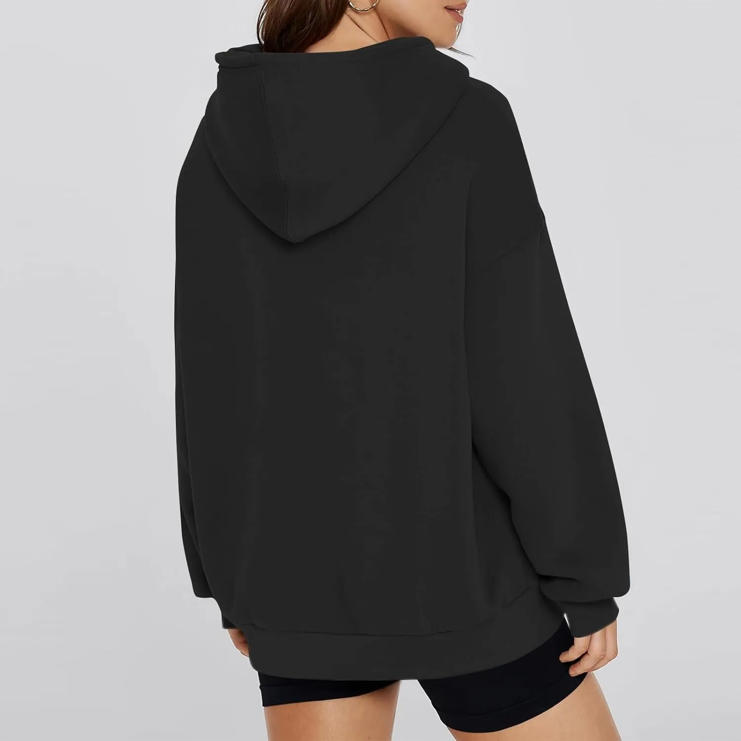 Oversized Sweatshirt for Women Comfort Fleece Hooded Sweatshirts Long Sleeve Pullover Cute Hoodies with Pocket