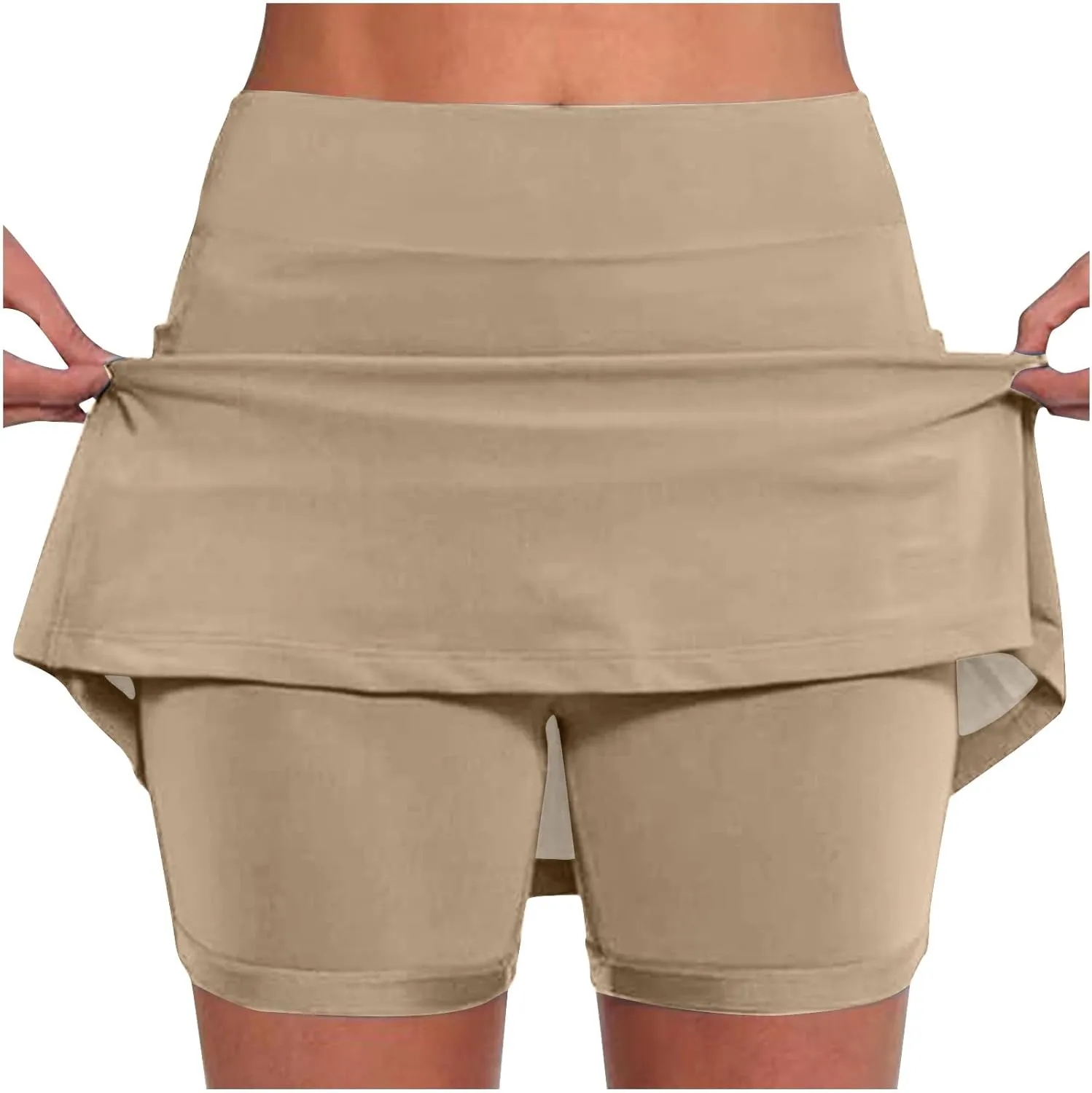 Pencil Skorts for Women Athletic High Waist Silk Plus Size Work Skorts Bodycon Yoga Active Skirts Summer Cute Clothes