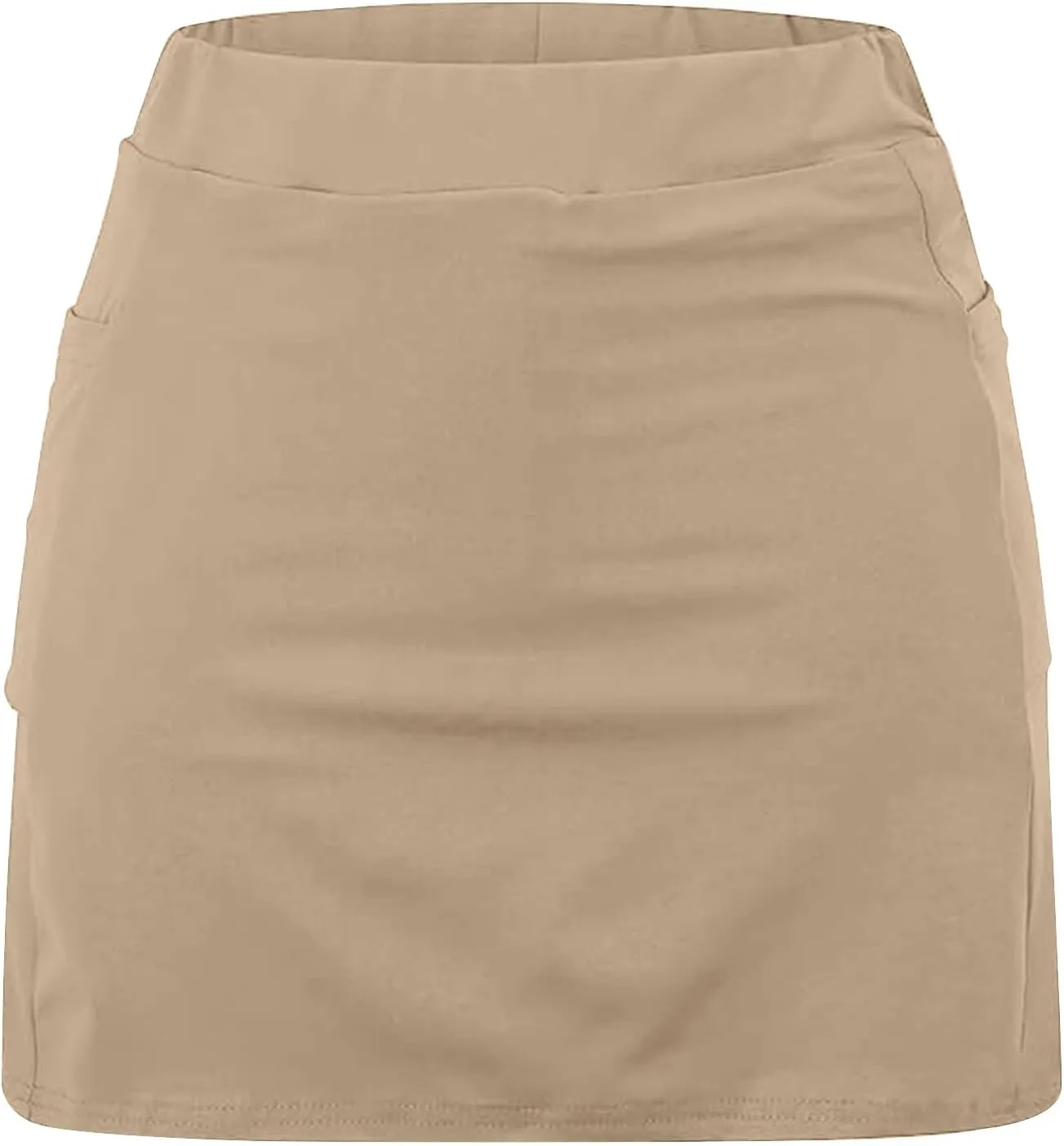 Pencil Skorts for Women Athletic High Waist Silk Plus Size Work Skorts Bodycon Yoga Active Skirts Summer Cute Clothes