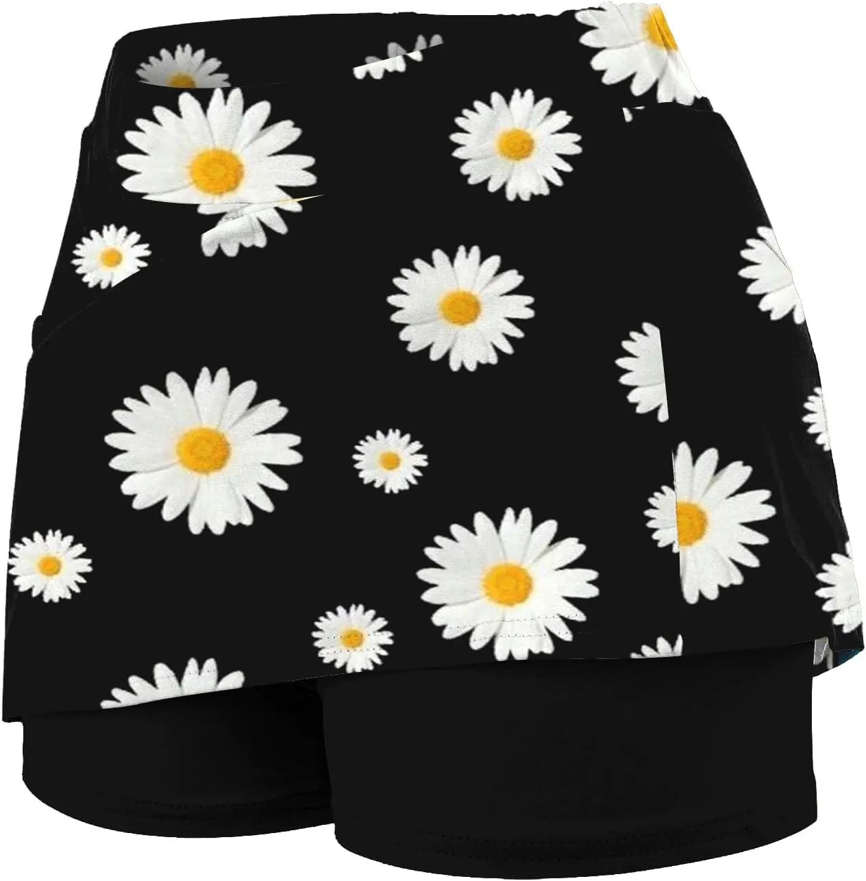Plus Size Golf Skirts for Women Stretchy Tennis Mini Skirt Shorts Solid Athletic Workout Casual Skorts with Side Pockets 2024