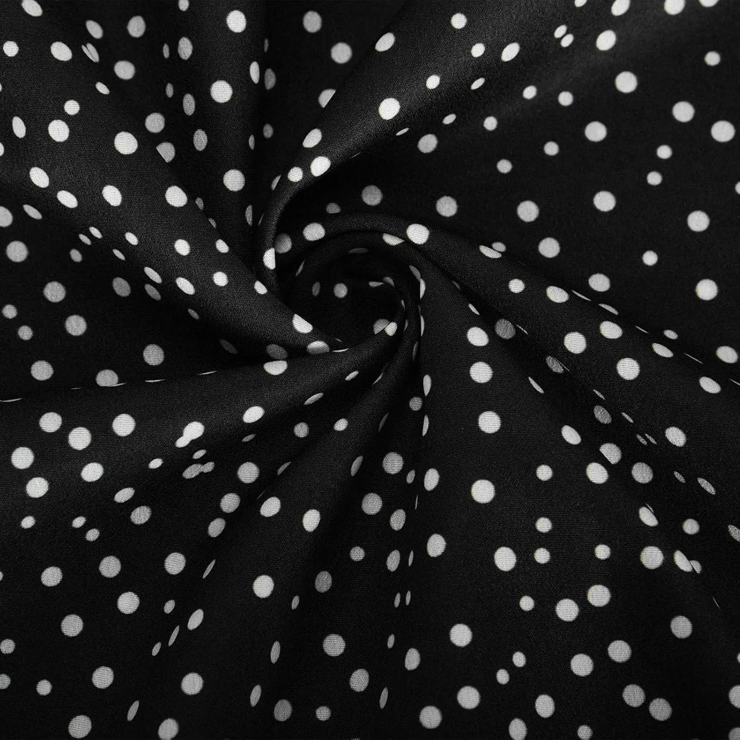Polka Dot Dress for Women Boho Flowy Wrinkless Casual Dresses Vacation Tunic Ruffle Knee Length Sundresses Summer 2025