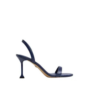 RADIANCE HEELED SANDALS - NAVY
