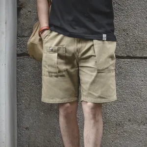 Retro Camouflage Big Pockets Shorts