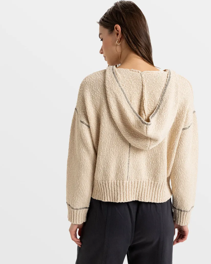 Roxy Oasis Discovery Sweater - PARCHMENT