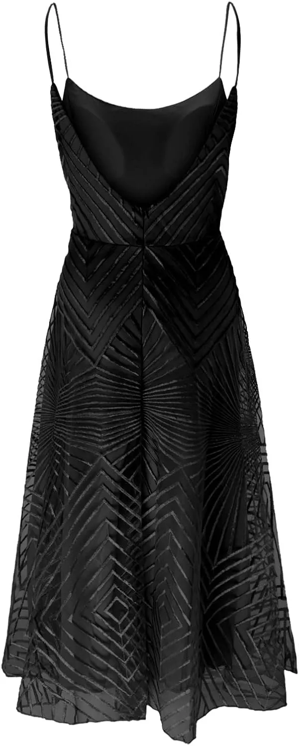 Semi Formal Dresses for Women Evening Party Plus Size Midi Cocktail Elegant Homecoming Prom Dress Summer Beach Dress