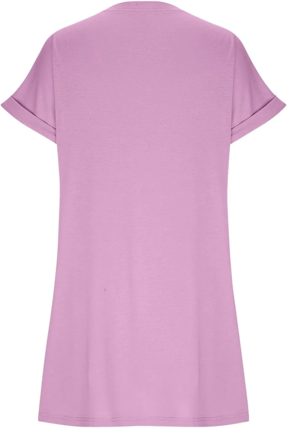 Summer Dresses for Women 2025 Trendy Short Sleeve Round Neck Tshirt Dress Casual Loose Mini Dress with Pockets