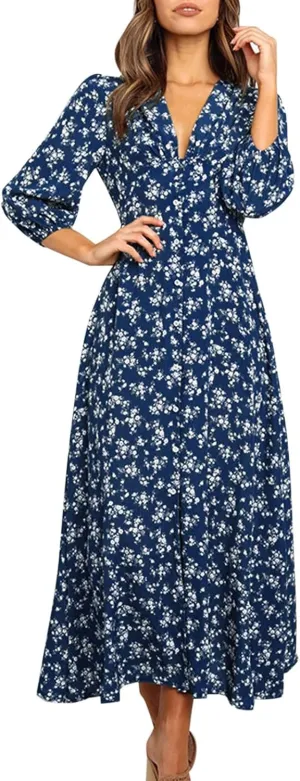 Summer Party Dresses for Women Off Shoulder Floral Mini Dress Backless Wedding Guest Outfits