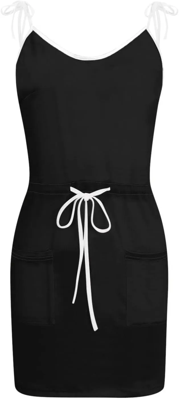 Sundresses for Women 2024 Summer Dresses Boho Casual Sling Sleeveless Striped Contrast Beach Mini graduation Dress