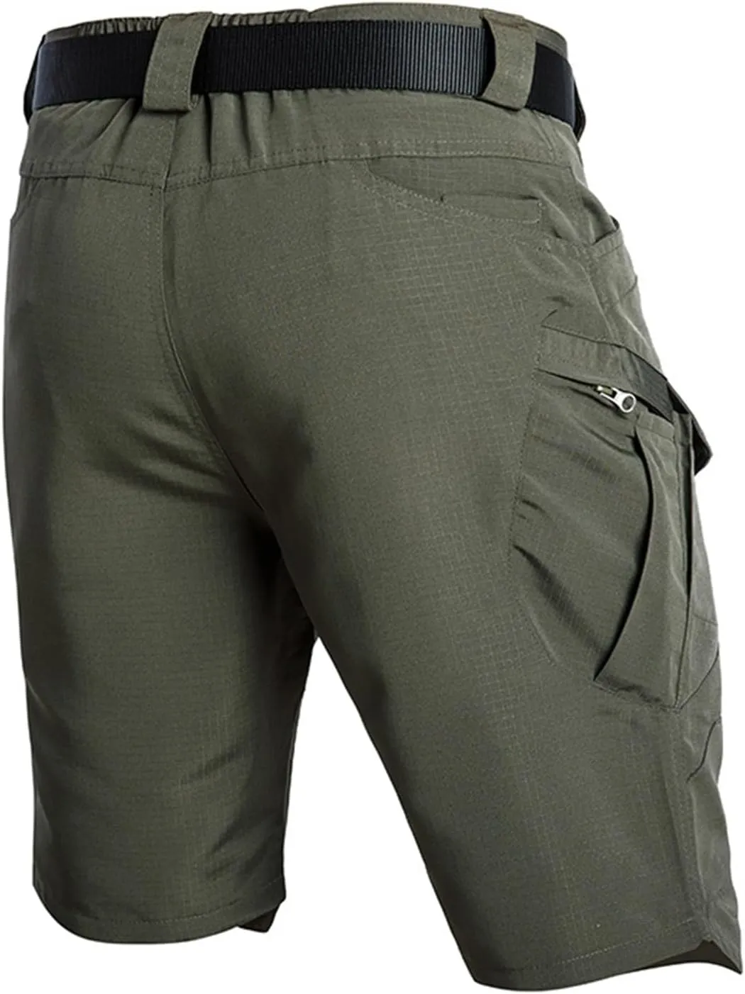 Tactical Shorts for Men Stretch Waterproof Quick Dry Cargo Pants Ripstop Lightweight Camping Hiking Pants with Pockets