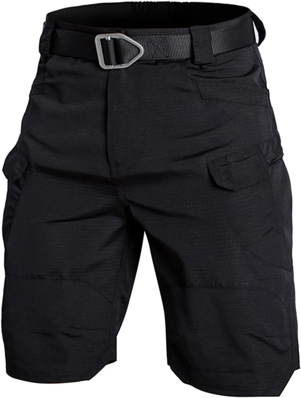Tactical Shorts for Men Stretch Waterproof Quick Dry Cargo Pants Ripstop Lightweight Camping Hiking Pants with Pockets