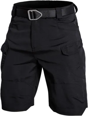 Tactical Shorts for Men Stretch Waterproof Quick Dry Cargo Pants Ripstop Lightweight Camping Hiking Pants with Pockets