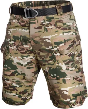 Tactical Shorts for Men Stretch Waterproof Quick Dry Cargo Pants Ripstop Lightweight Camping Hiking Pants with Pockets