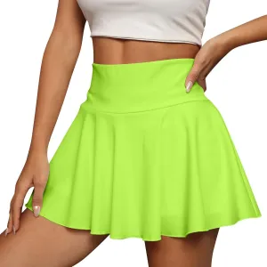 Tennis Skirts for Women High Waisted Tummy Control Pleated Athletic Golf Skorts Skirts Casual Pleated Mini Skater Skirt