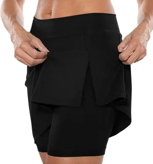 Tennis Skirts for Women with Pockets High Waisted Athletic Golf Skorts Skirts Workout Sports Running Summer Beach Shorts