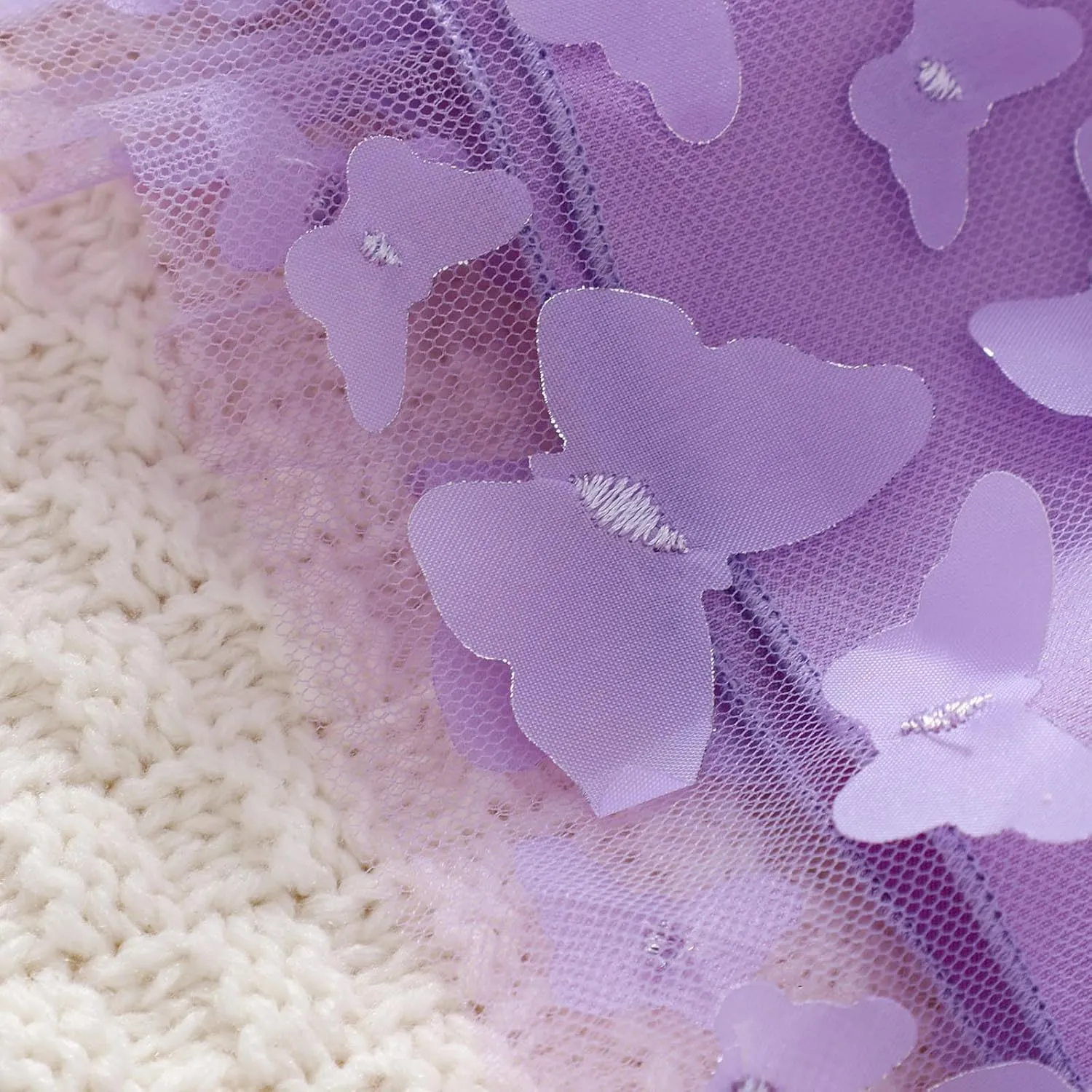 Toddler Girls Tulle Dress Kids 3D Butterfly Applique Ruffle Straps Smocked Button A-Line Summer Dresses 1-5 Years