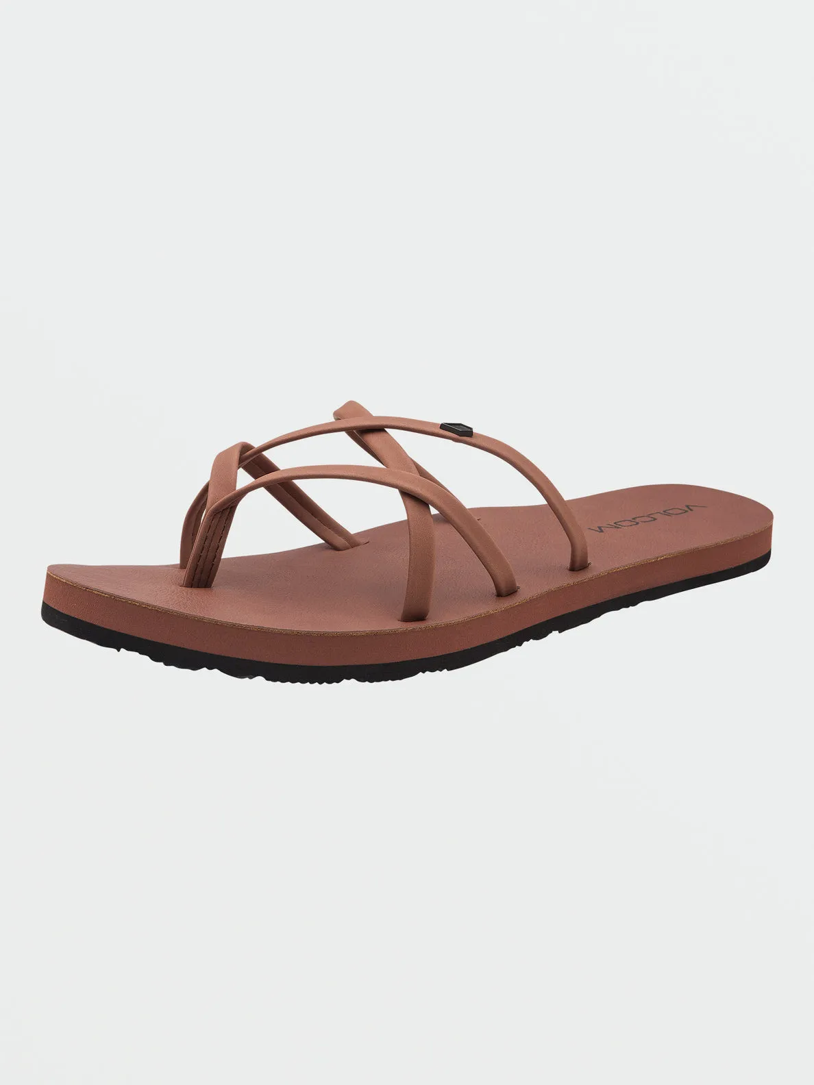 Volcom "New School II" Women's Sandals - Dark Clay