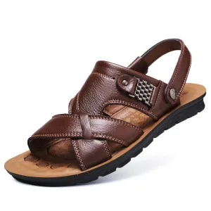 West Louis Comfortable Leather Soft Sandals